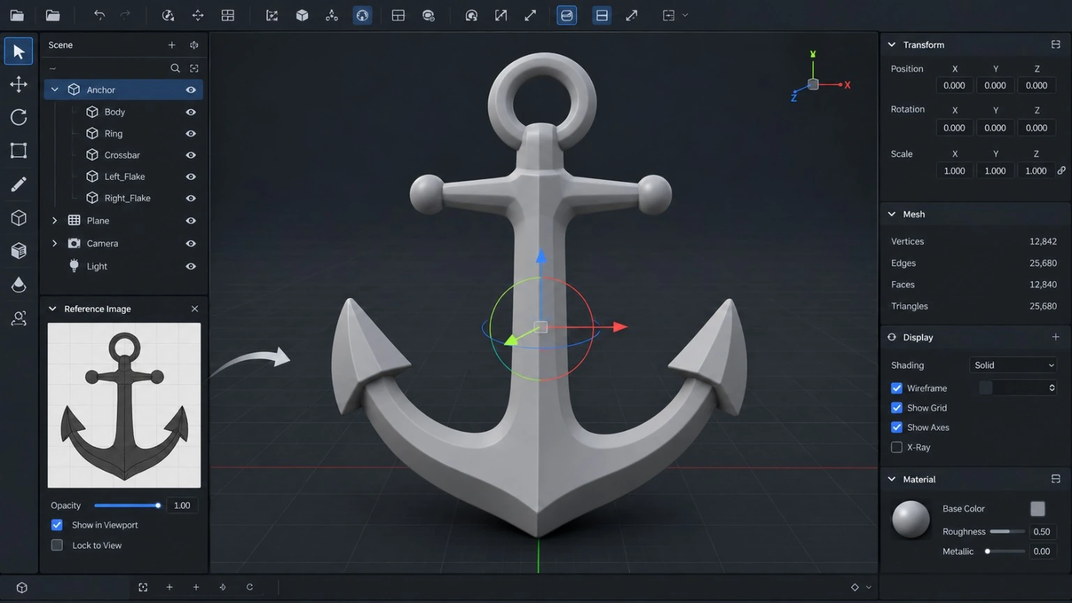Modelado tridimensional que representa el proyecto RELIEVO